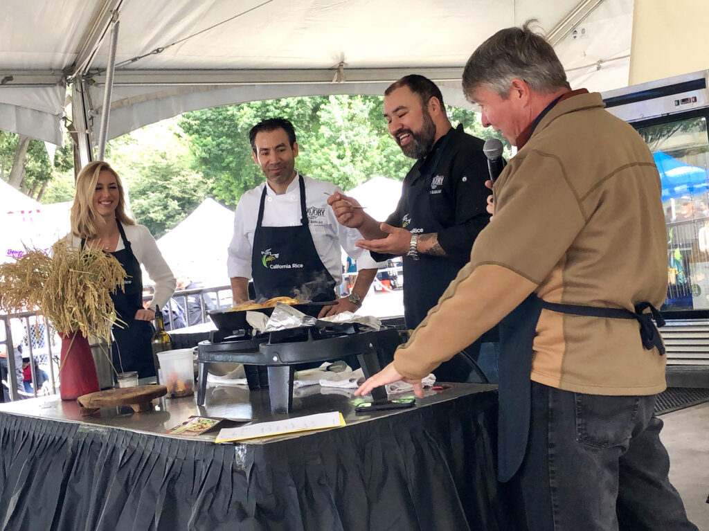 California Rice featured at Today’s Farm to Fork Festival