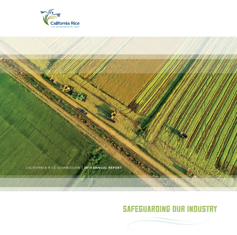 Rice Commission 2019 Annual Report is in the Mail