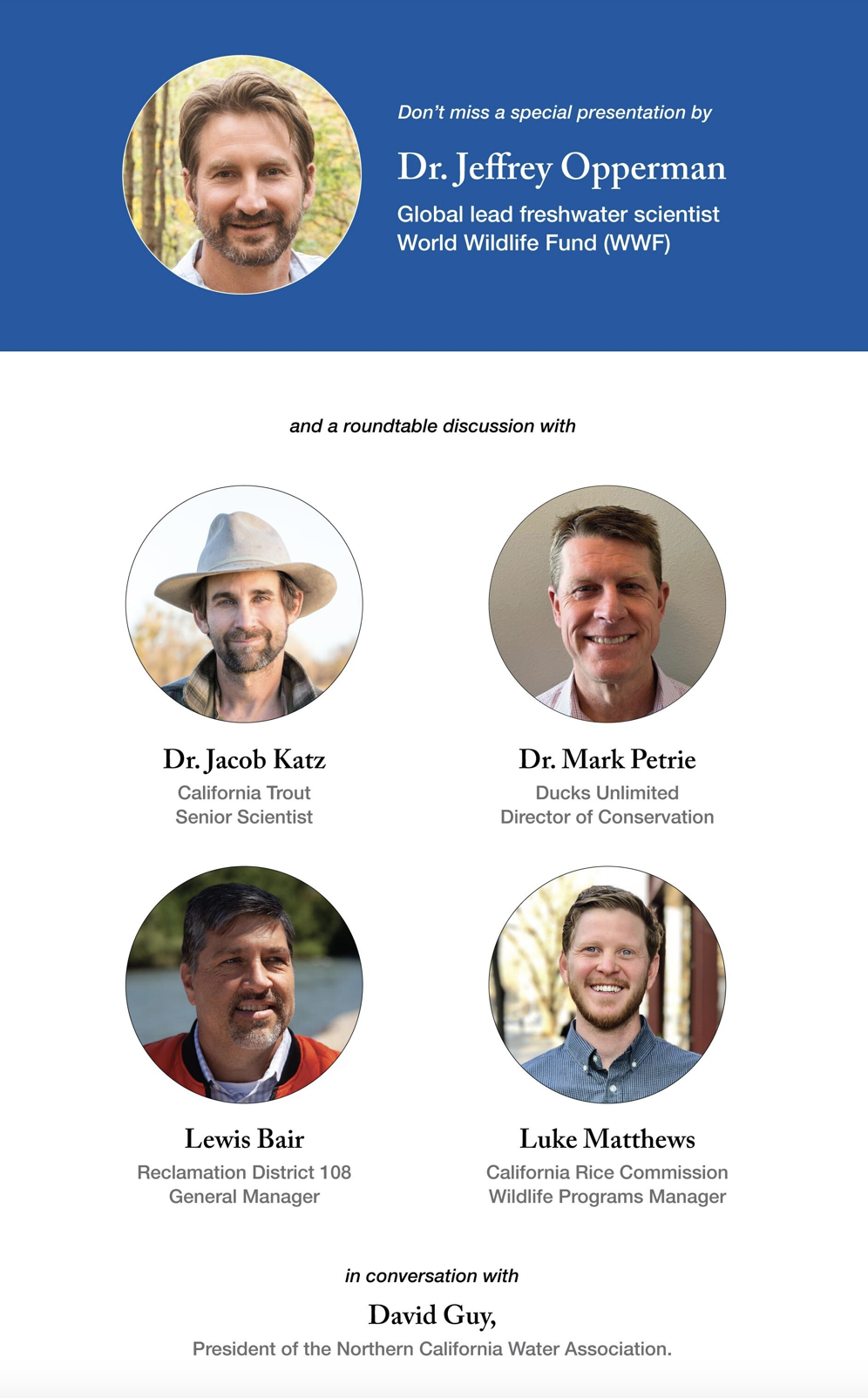 NCWA meeting presenter lineup photos