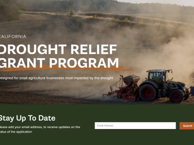Application Timeline for CA Small Ag Business Drought Relief Grant Program