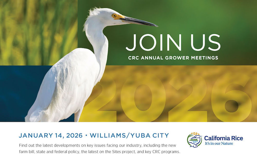 CRC Grower Meetings will be held on January 14